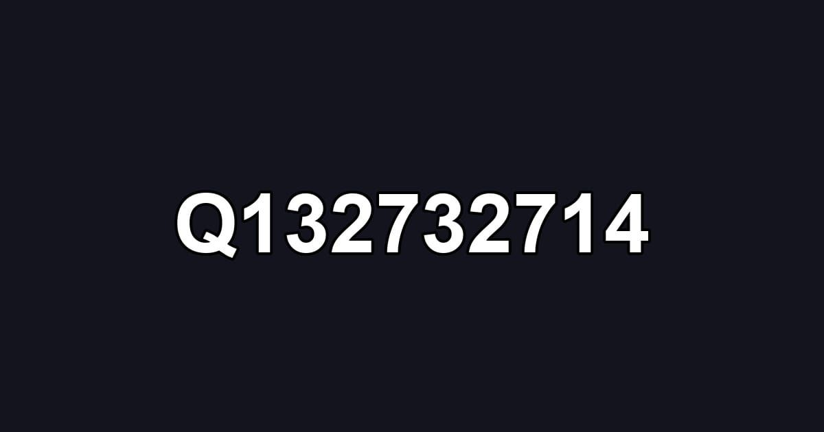 Q132732714