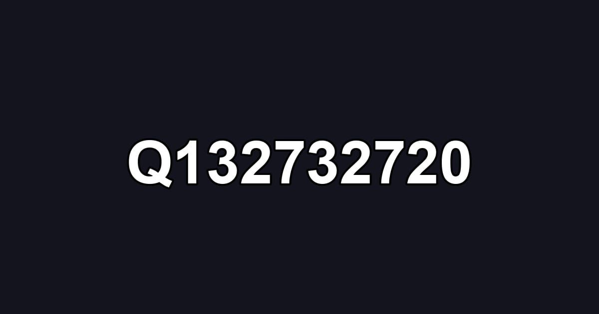Q132732720