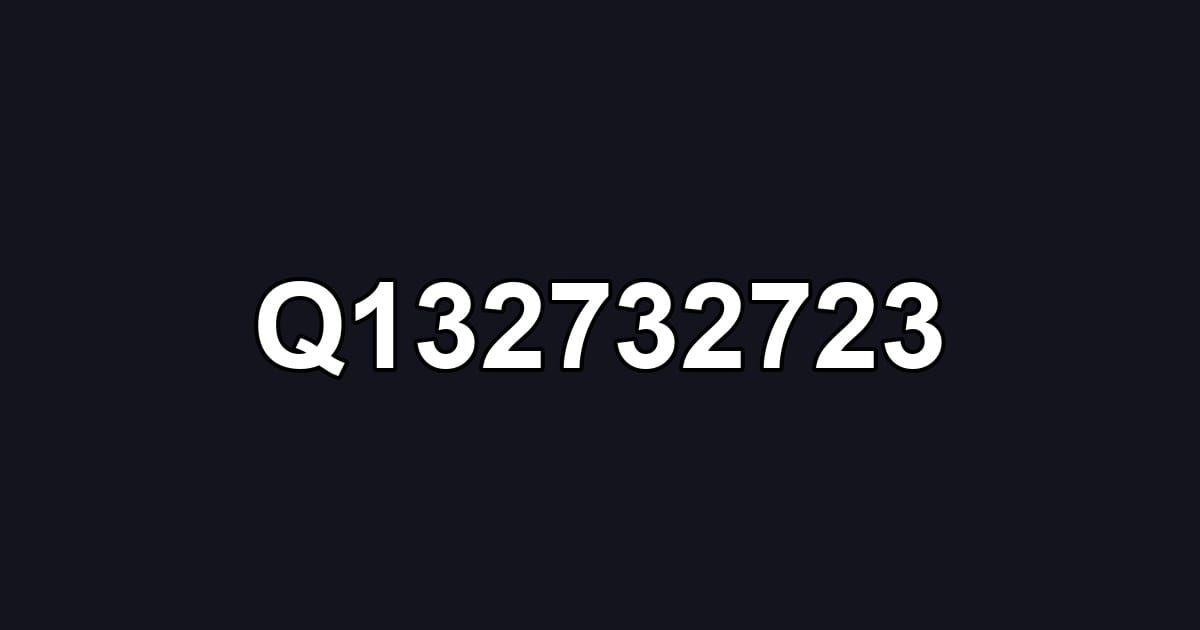 Q132732723