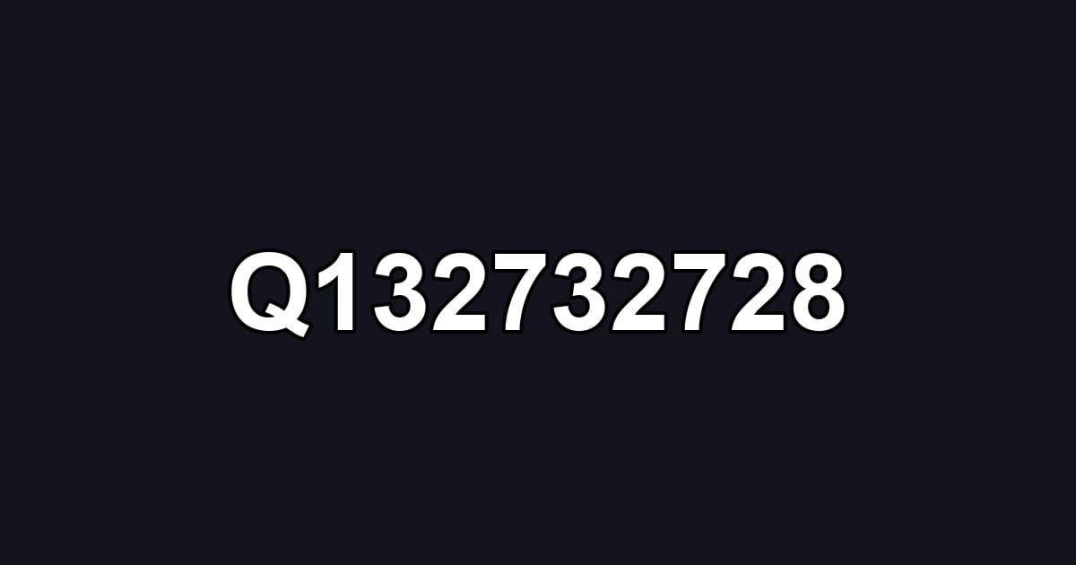 Q132732728