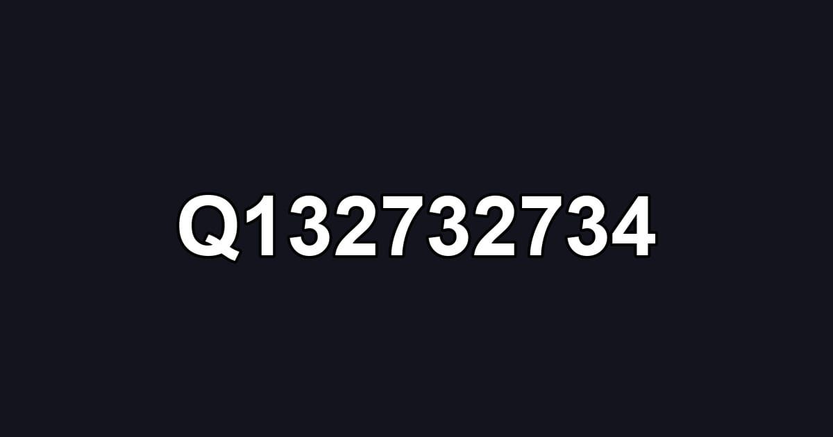 Q132732734