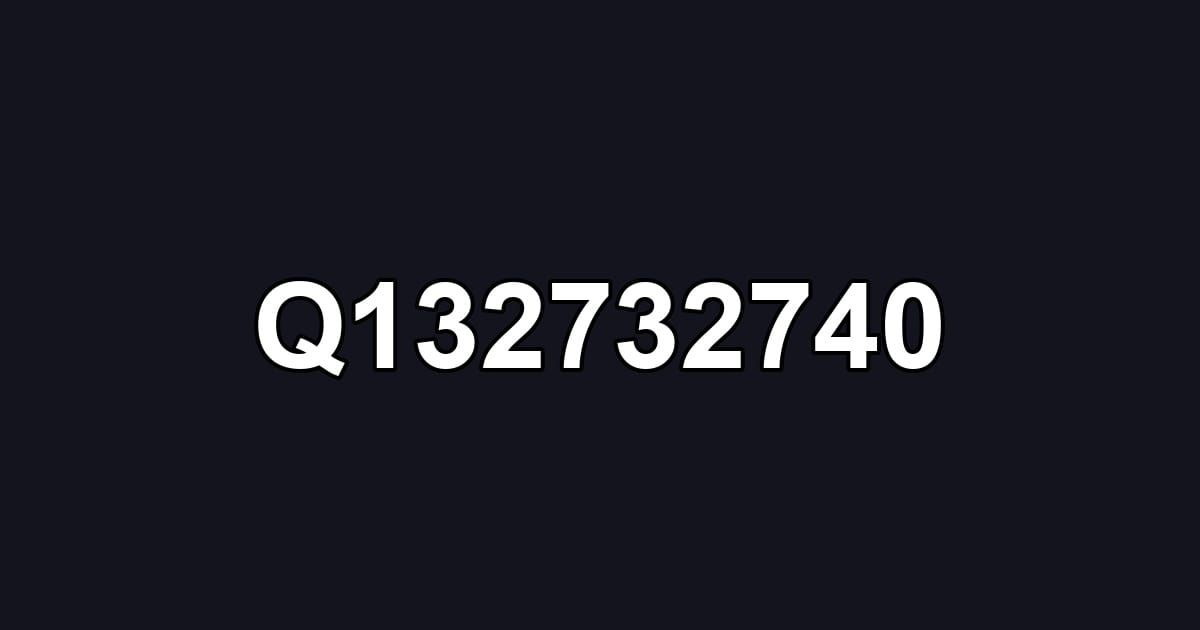 Q132732740