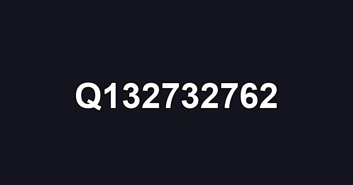 Q132732762