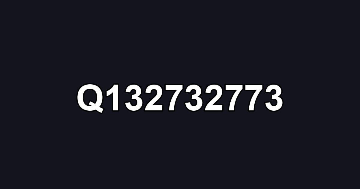 Q132732773