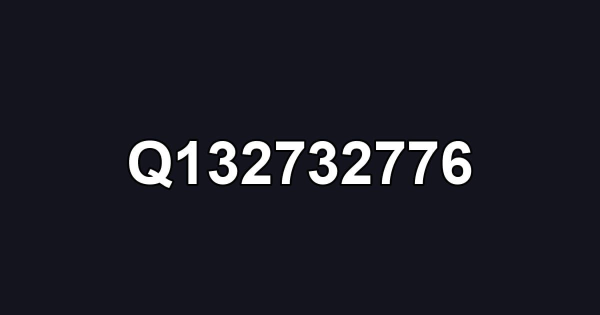 Q132732776