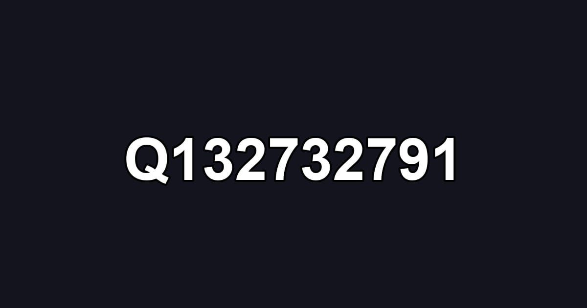 Q132732791