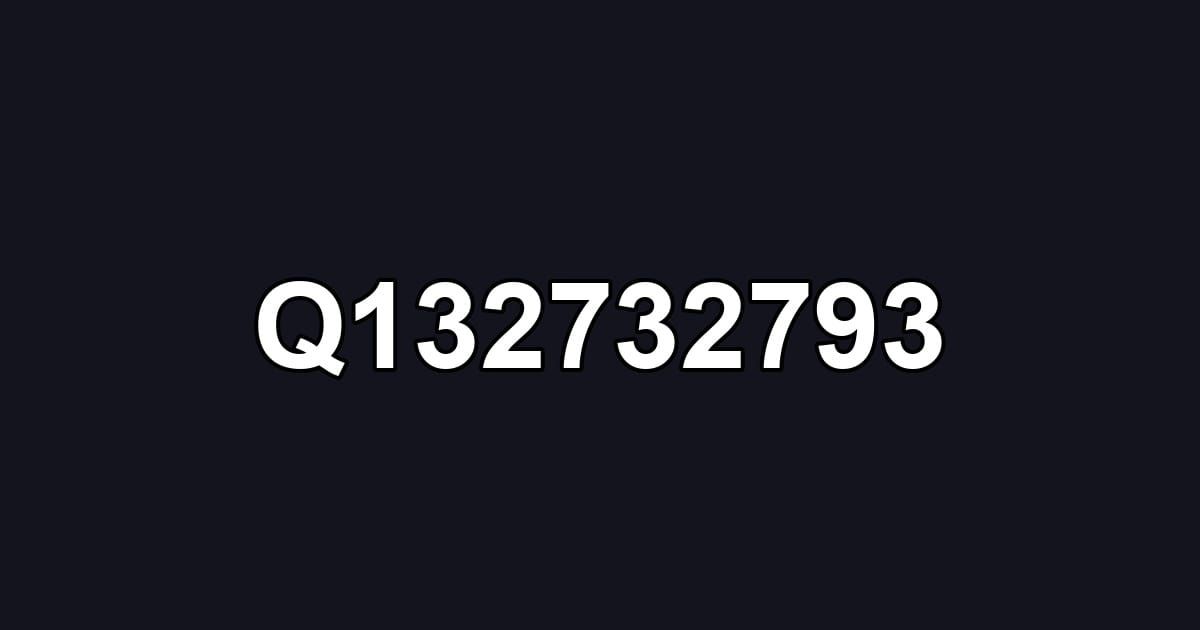 Q132732793