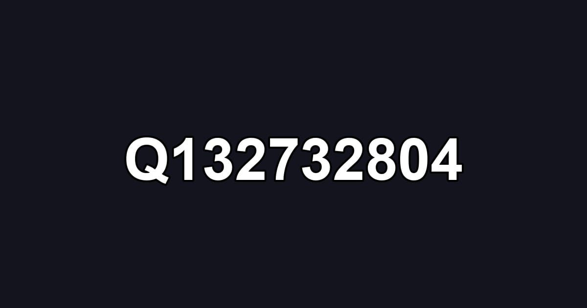 Q132732804