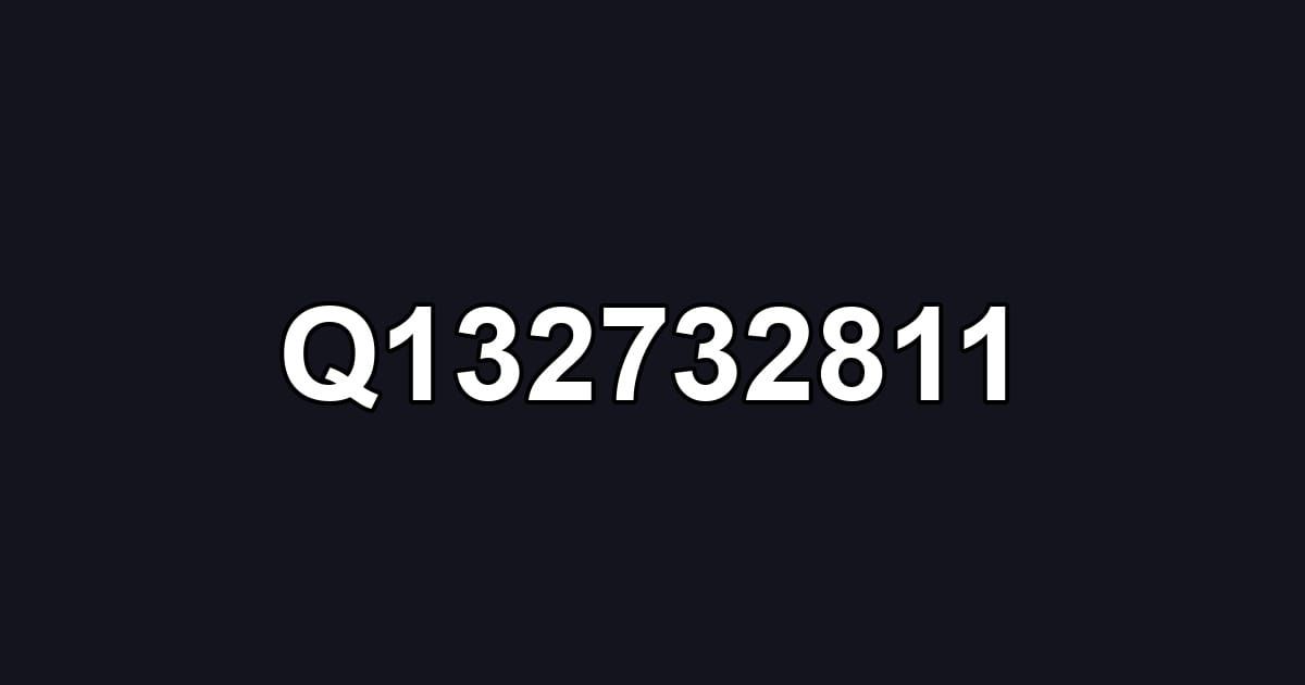 Q132732811