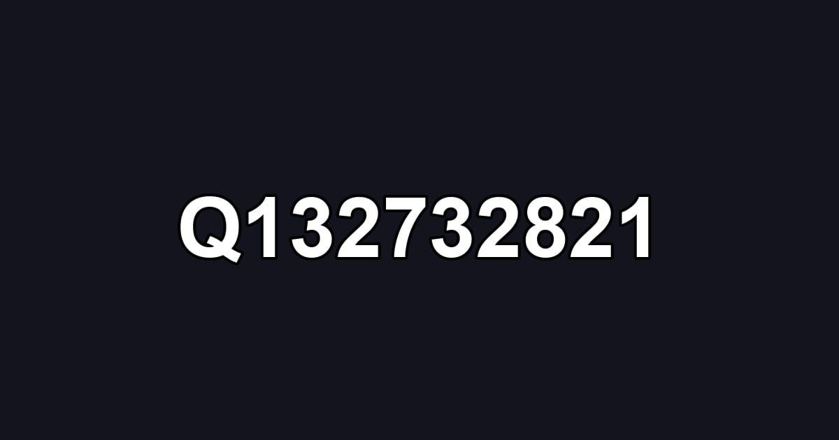 Q132732821