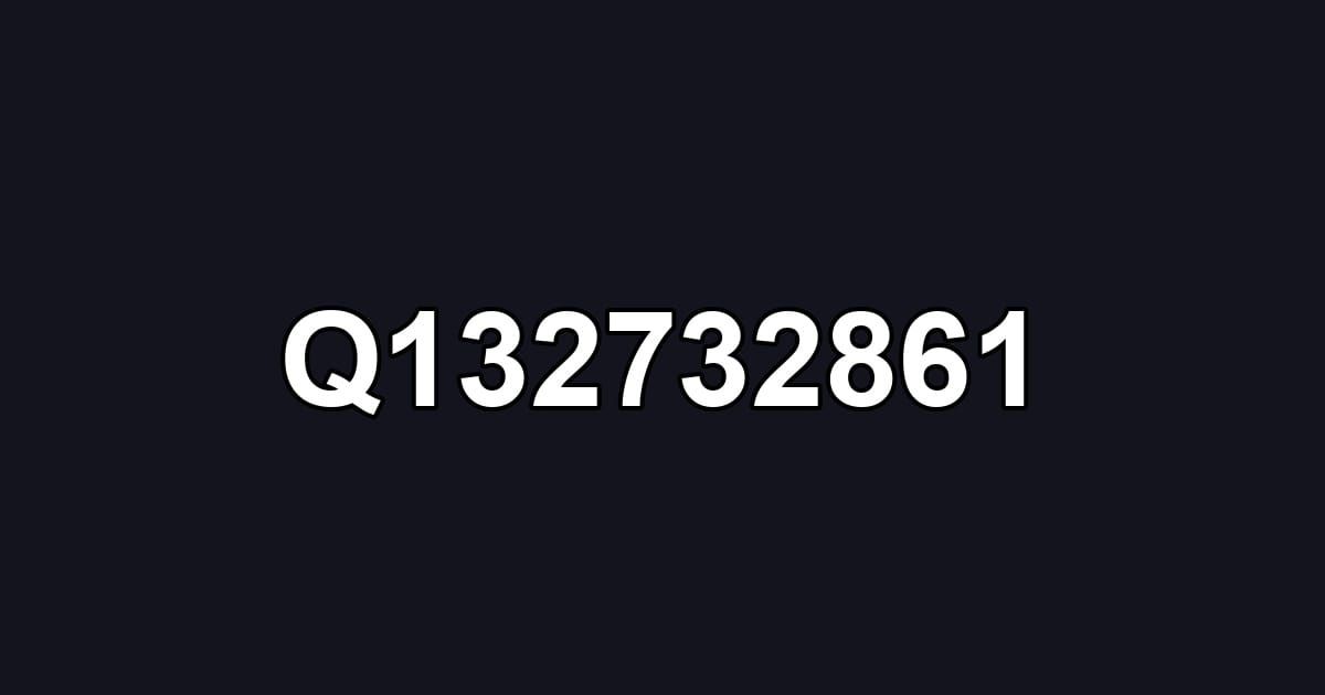 Q132732861