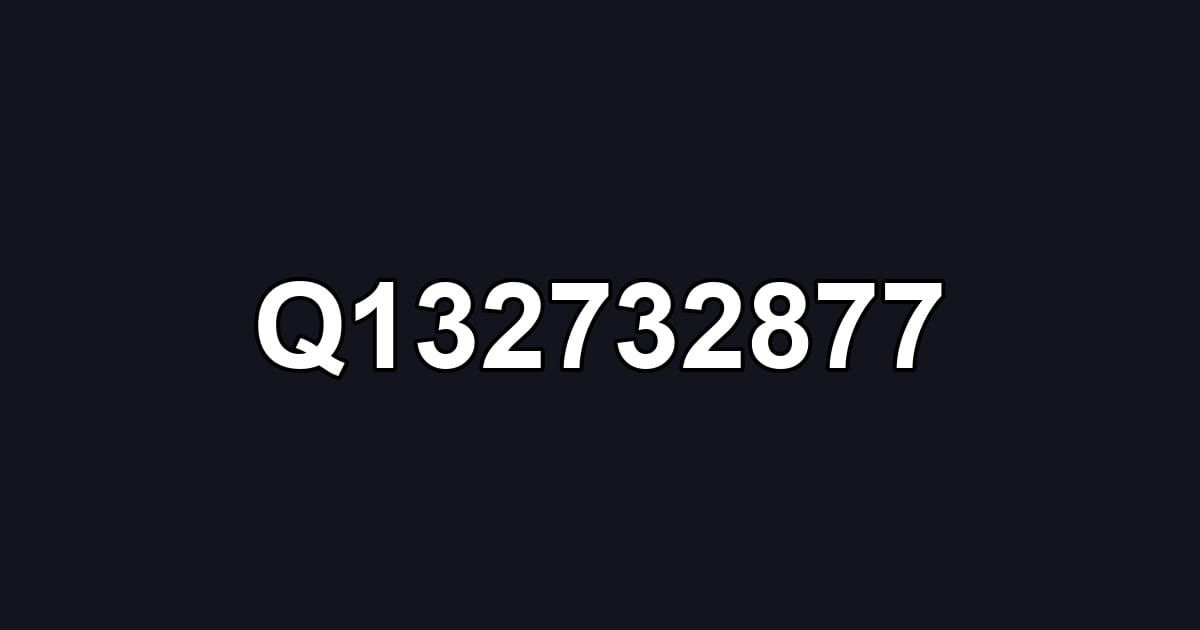 Q132732877