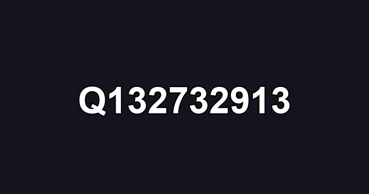 Q132732913