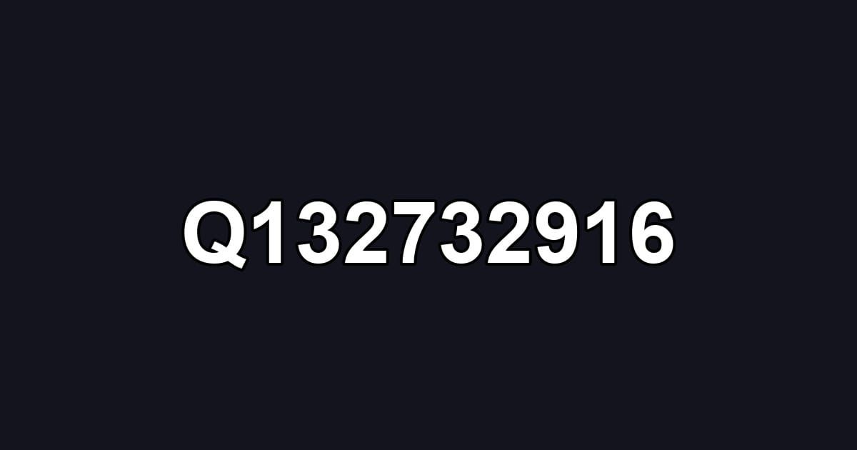 Q132732916