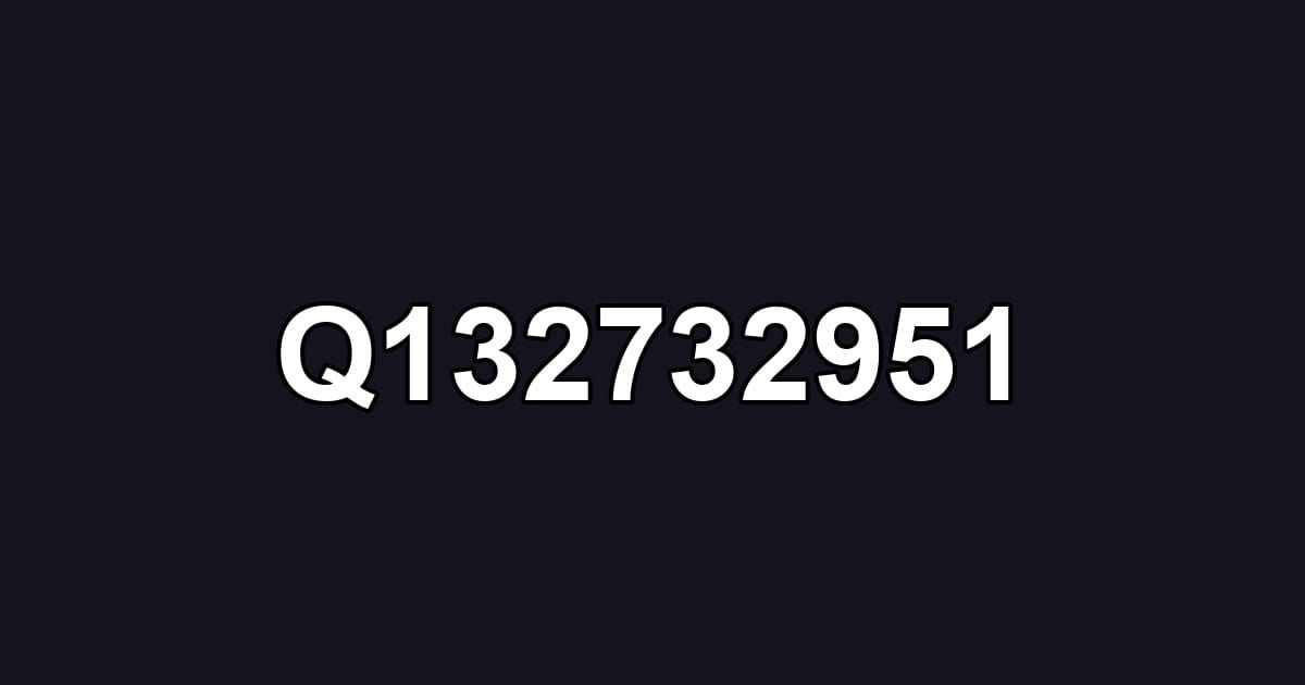 Q132732951
