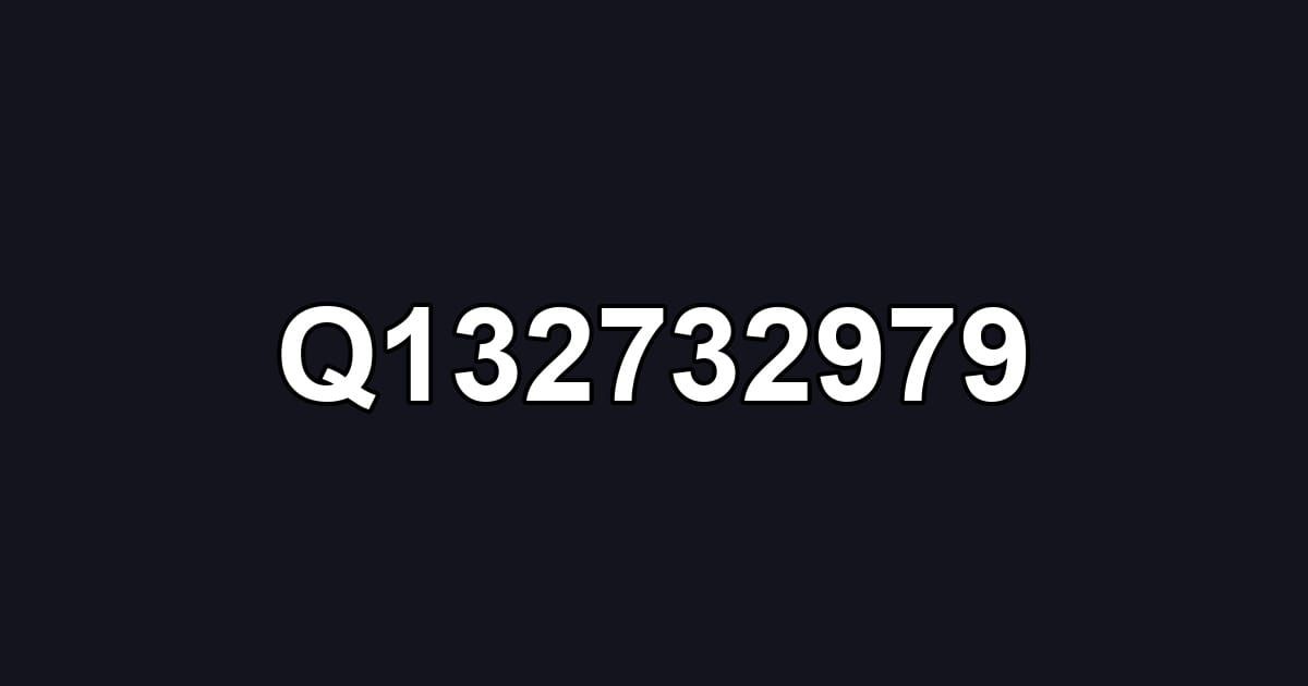 Q132732979