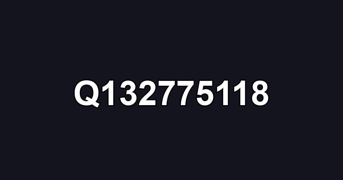 Q132775118
