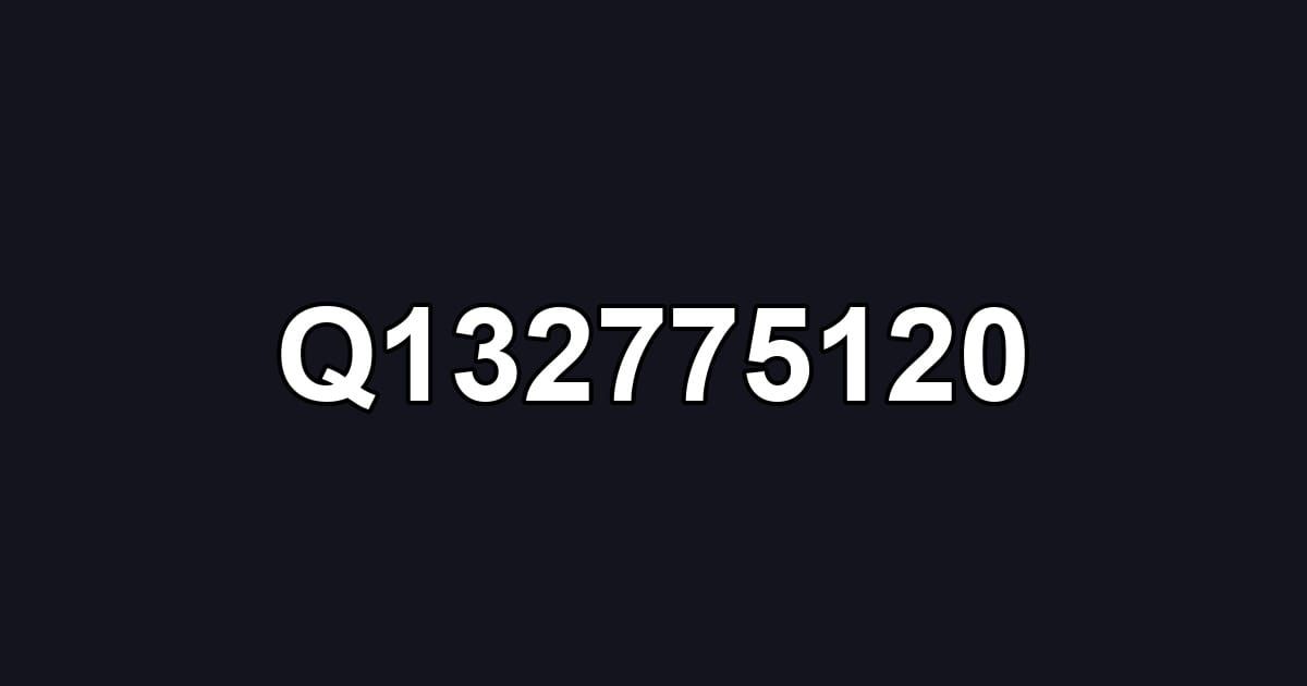 Q132775120