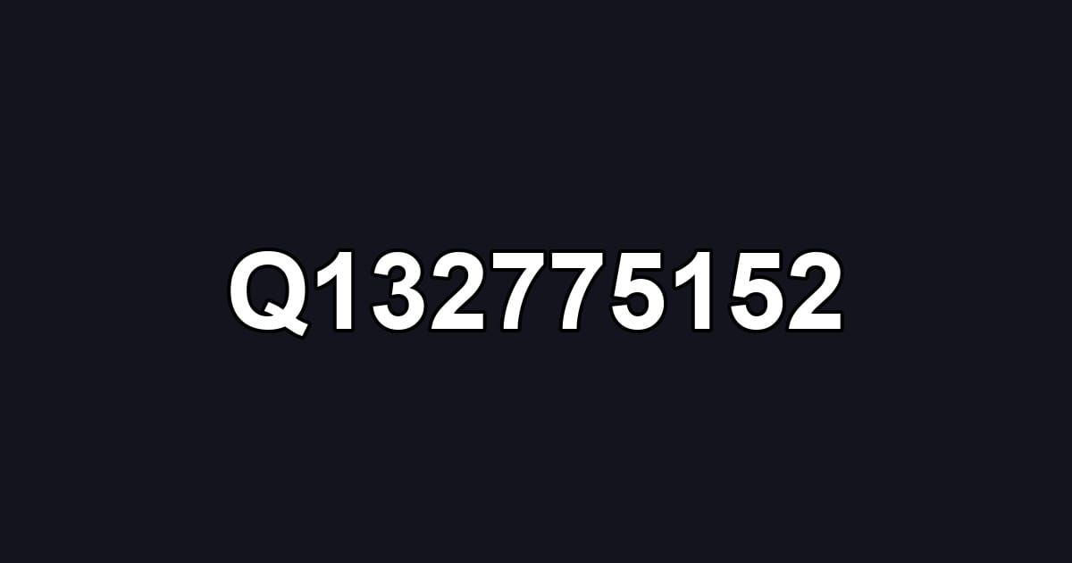 Q132775152