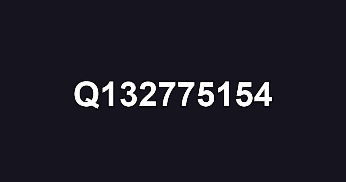 Q132775154