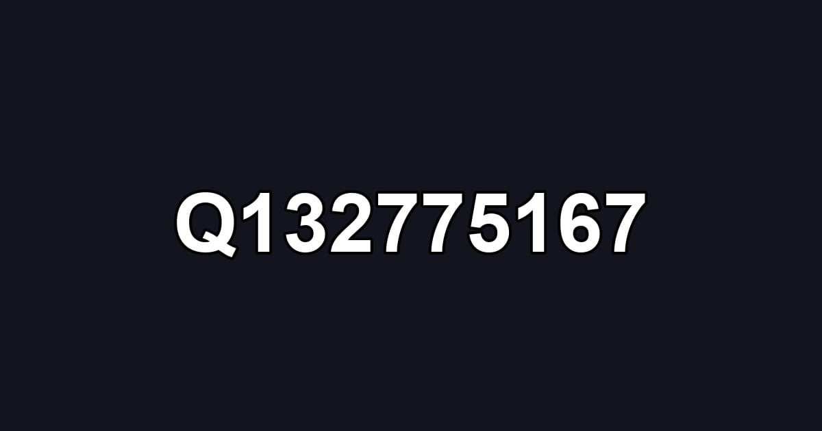 Q132775167