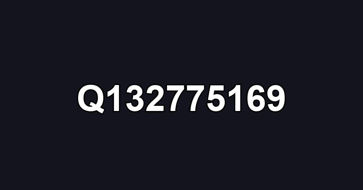Q132775169