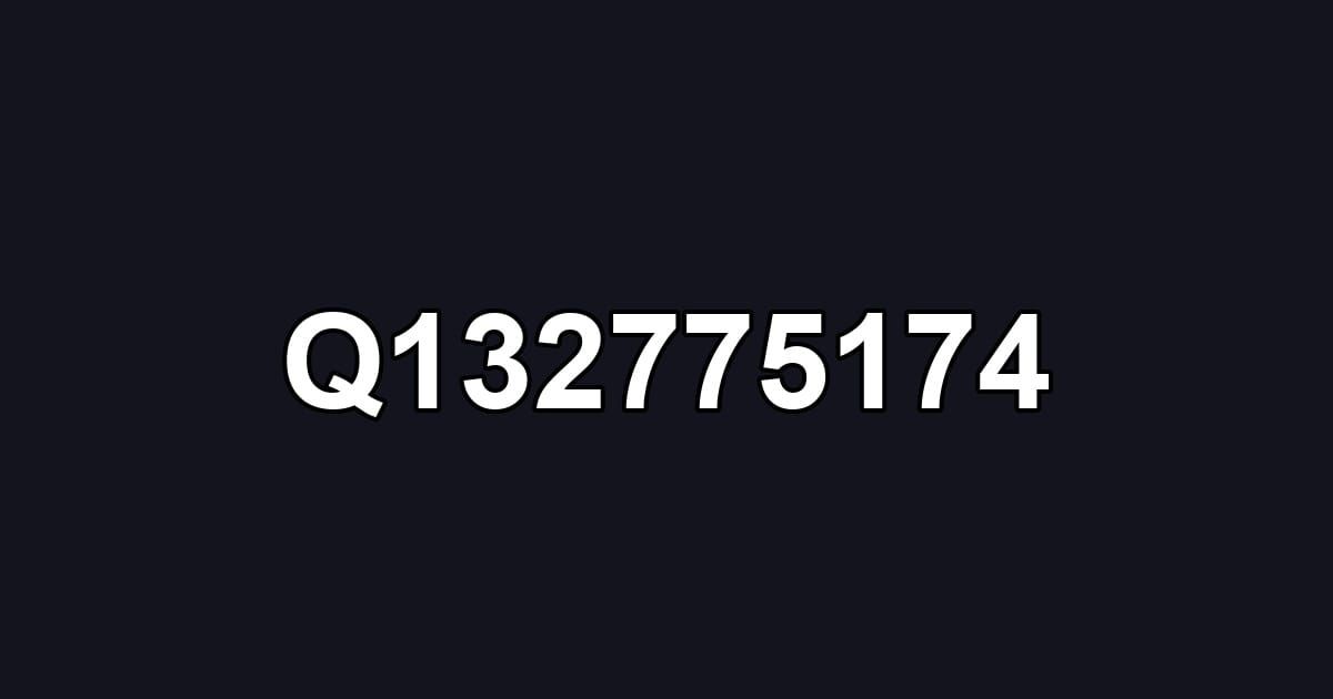 Q132775174