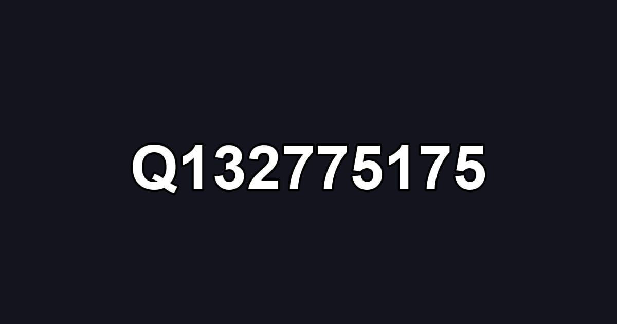 Q132775175