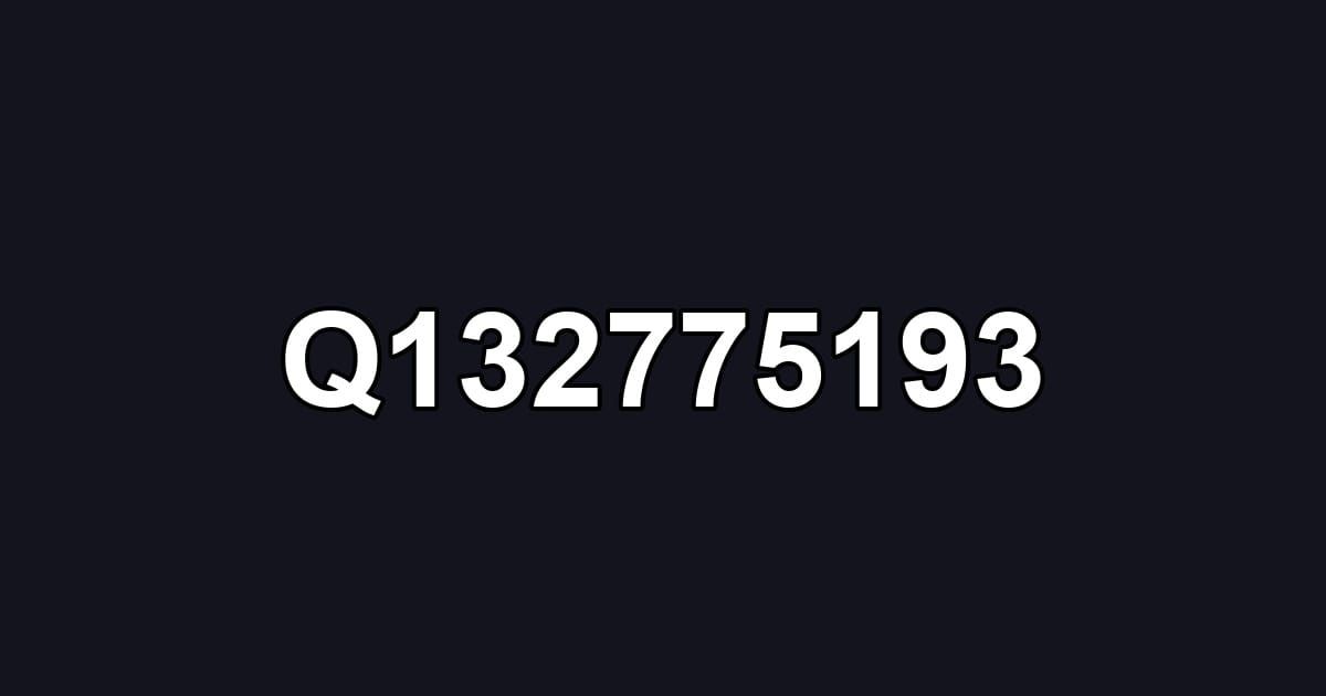 Q132775193