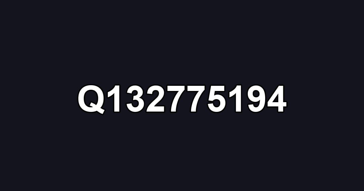 Q132775194