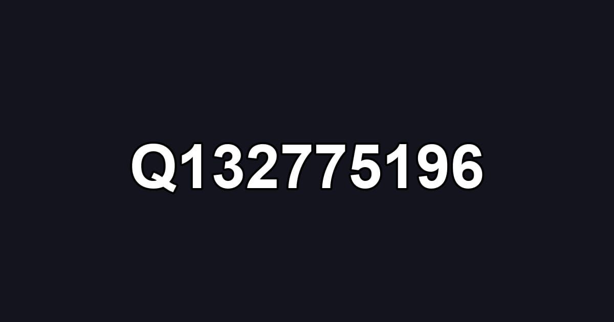 Q132775196