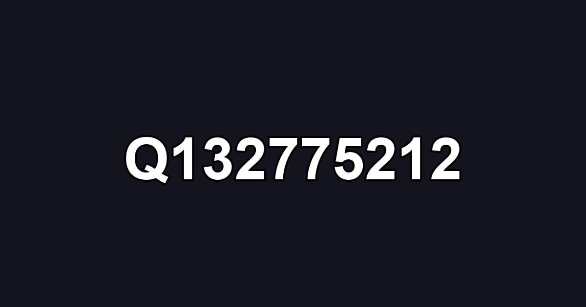 Q132775212