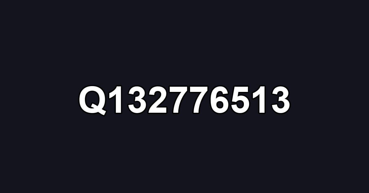 Q132776513