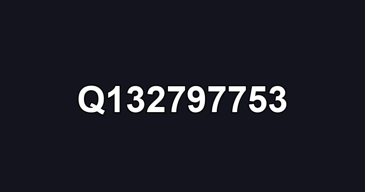 Q132797753