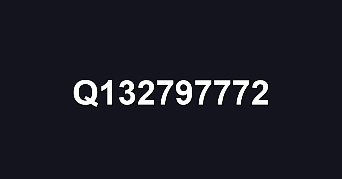 Q132797772