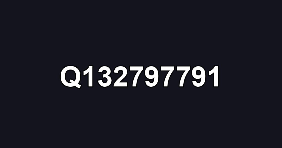 Q132797791