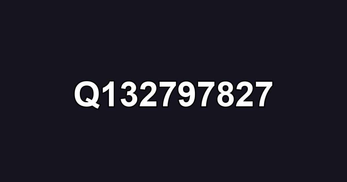 Q132797827