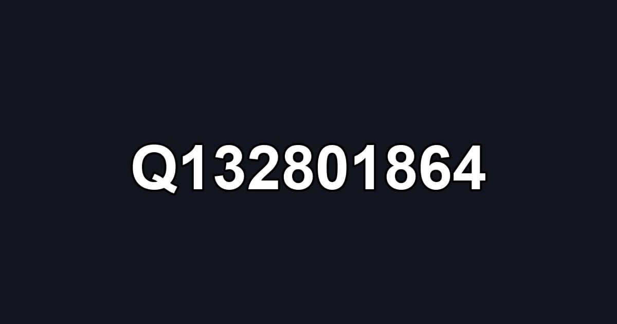 Q132801864
