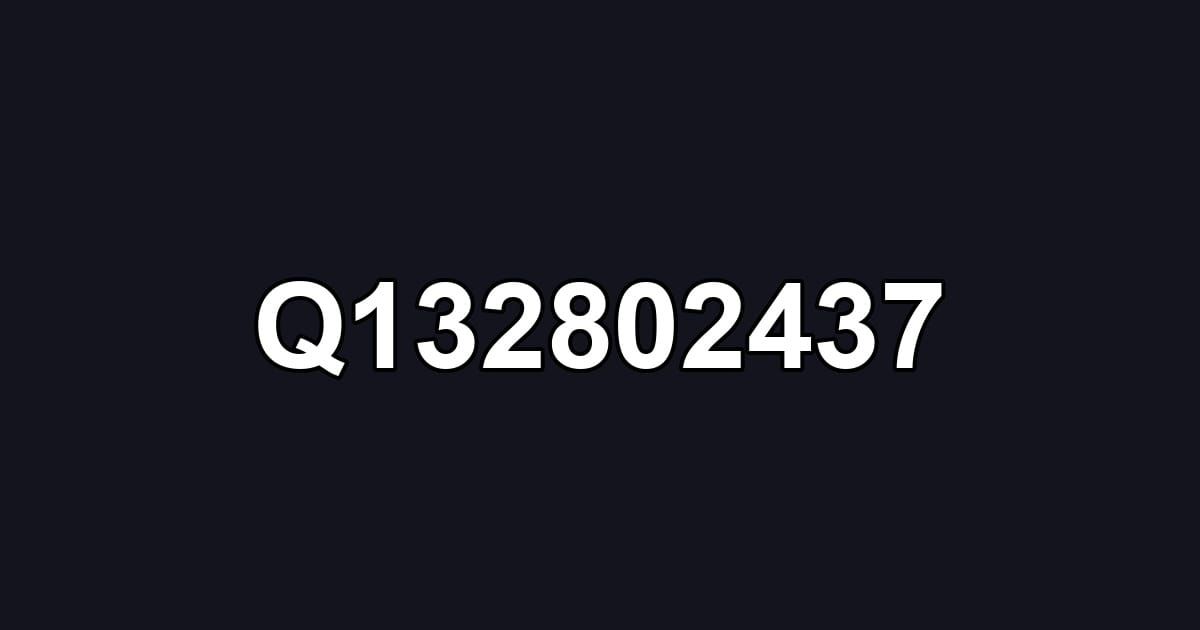 Q132802437
