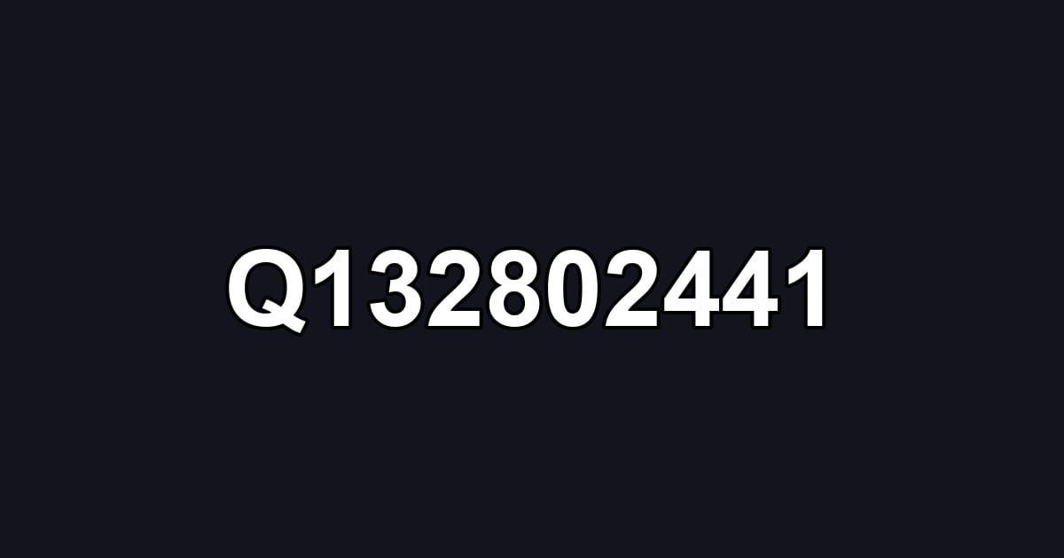Q132802441