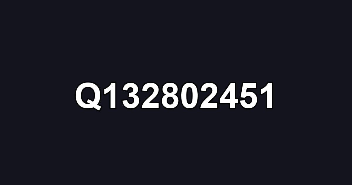 Q132802451