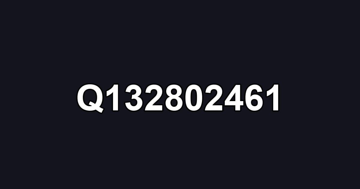 Q132802461