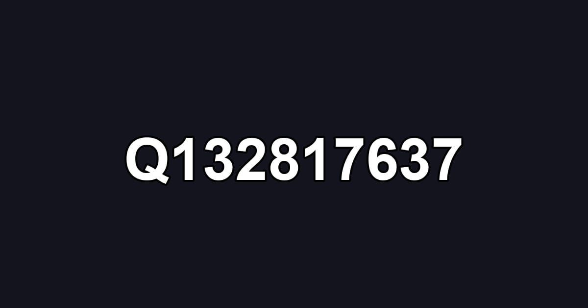 Q132817637