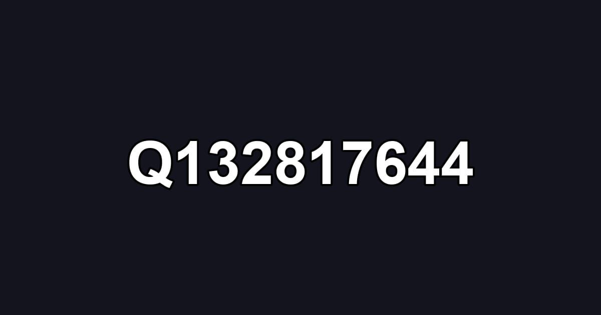 Q132817644