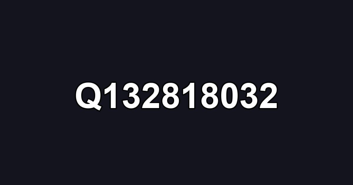 Q132818032