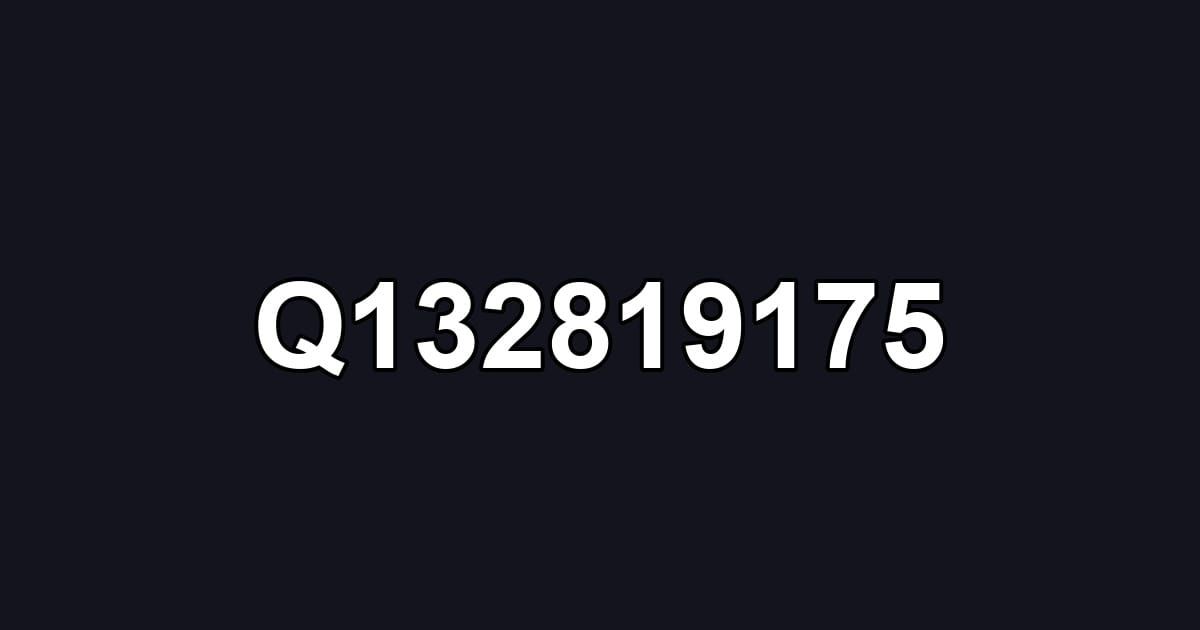 Q132819175
