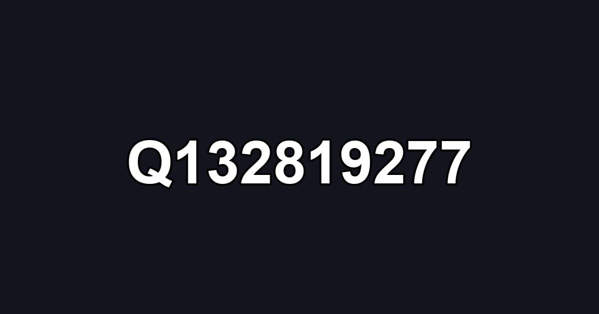 Q132819277