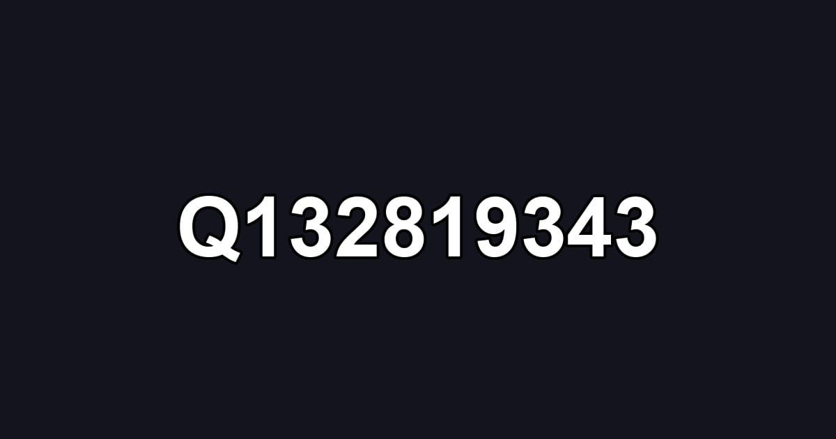 Q132819343