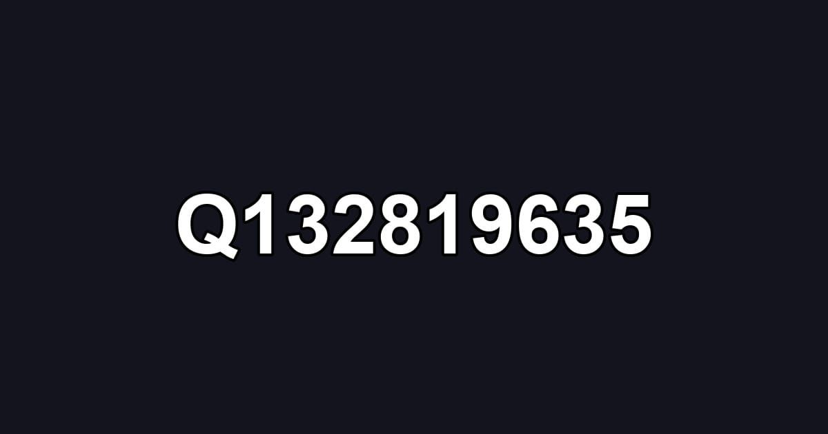 Q132819635