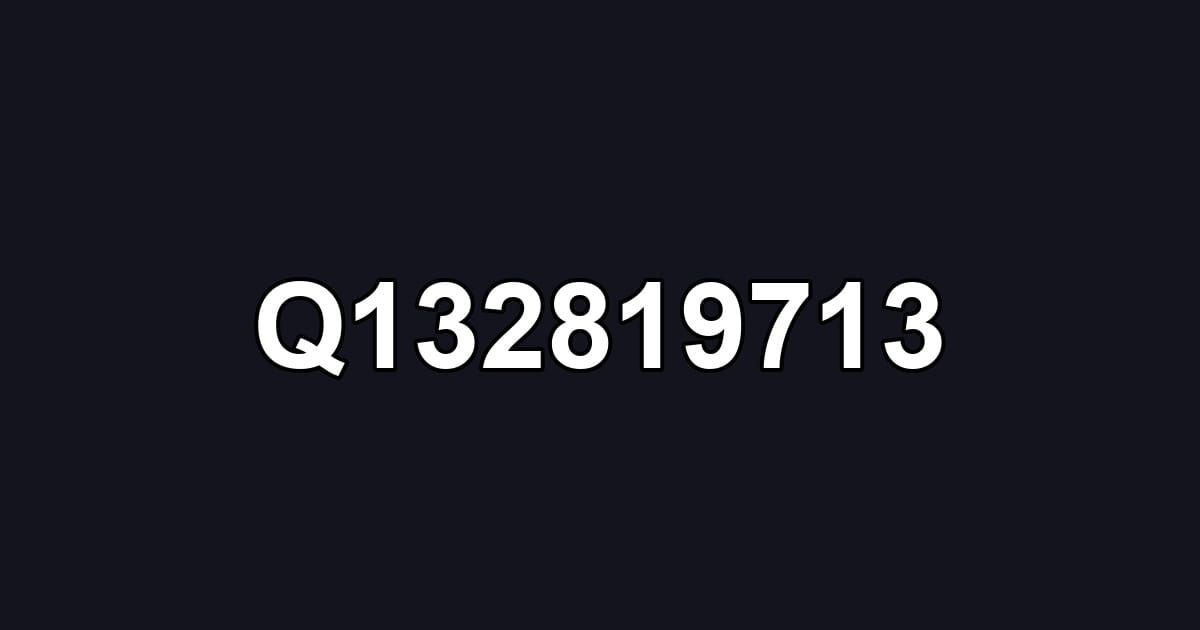 Q132819713